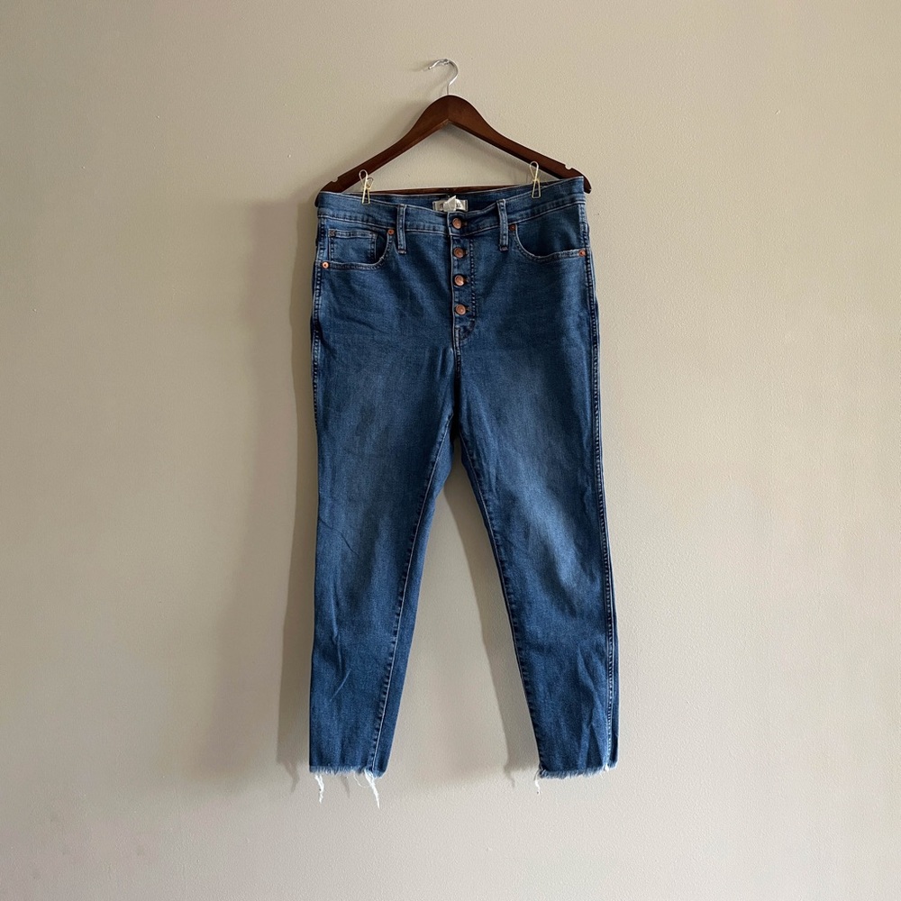 Madewell 10” High Rise Skinny Jeans • Size 32P